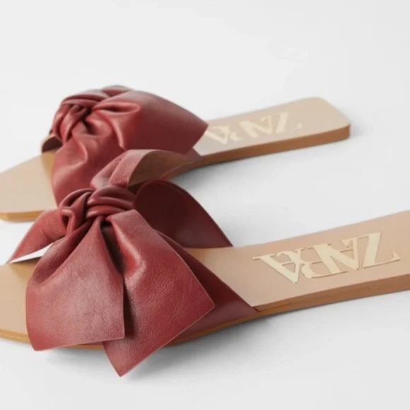 Sold ❌ ZARA BOW FLATS - Picture 4 of 17